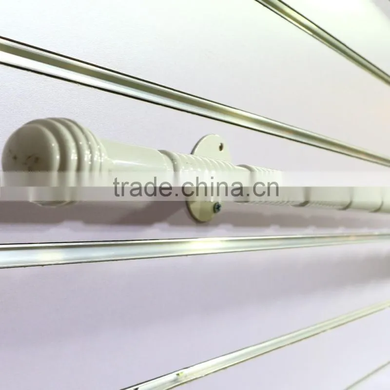 Wall mounted clothes hanger rack/garment display rack