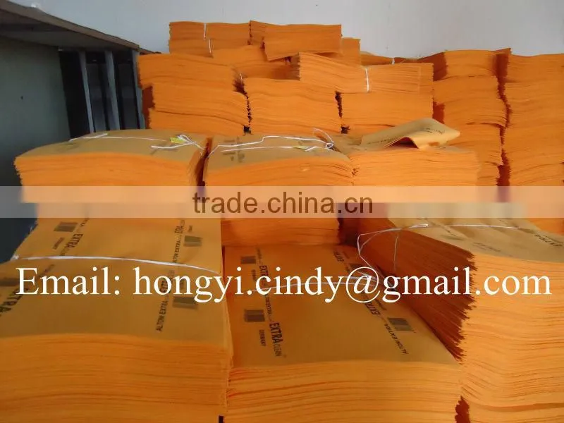 Logo printed orange super absorbent nonwoven floor wipes (nonwoven, viscose & polyester)