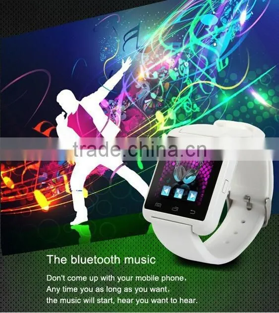 Bluetooth 4.1 U8-T smart watch, trending hot products wrist watch, longer standby time IOS and Android system smart watch