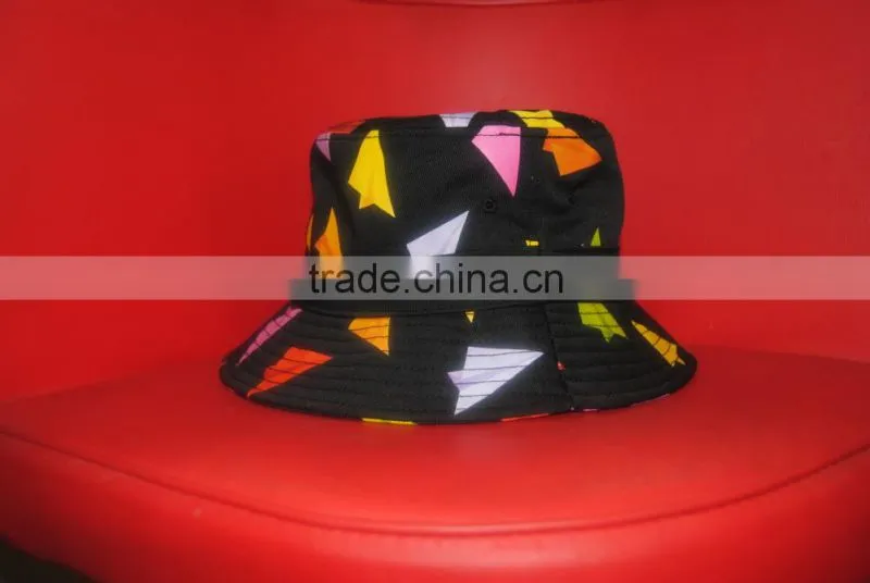 two tone custom bucket hat/ fishing hat with printing