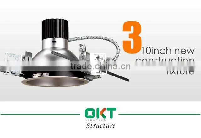 AC dimmable or DC dimmable 40w 54w 10 inches inch anti glare downlight kits