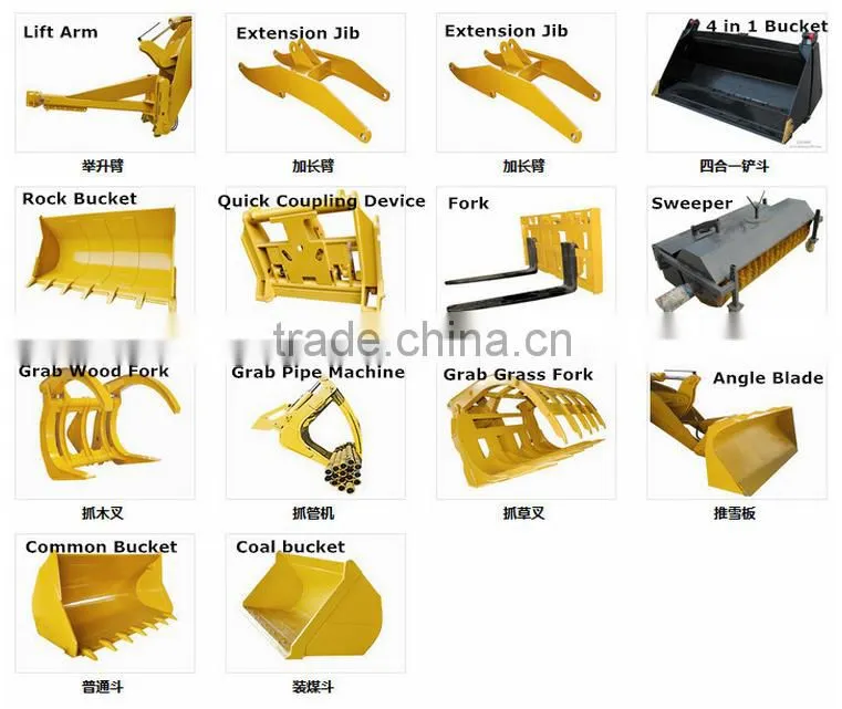 Chinese Manufacturer 1.6t Tractor with Loader for Sale, Mini Loader for Sale