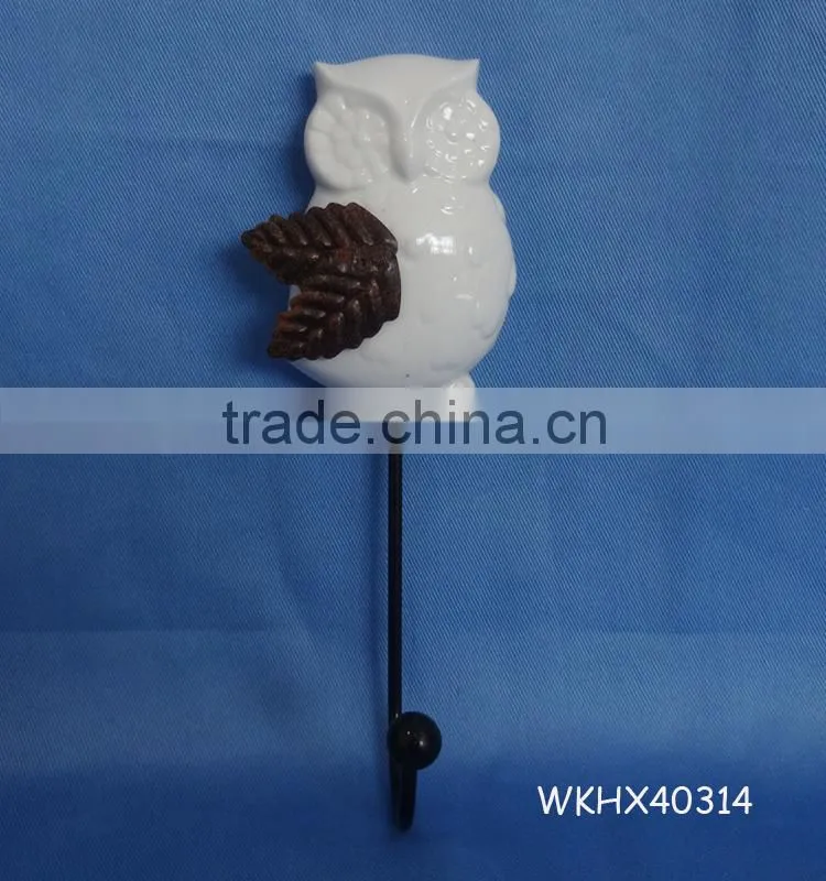 Best seller cloth hooks ceramic wall hanger