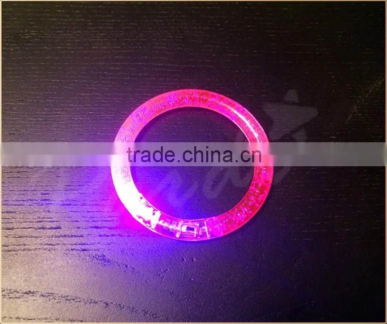 LED acrylic glowing bracelet glow in the dark
