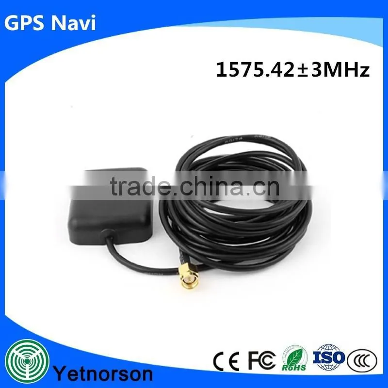 GPS Antenna Car with Two Amplification DVD Navigation GPS Active Antenna 3m Meters SMA Interface FZ0391