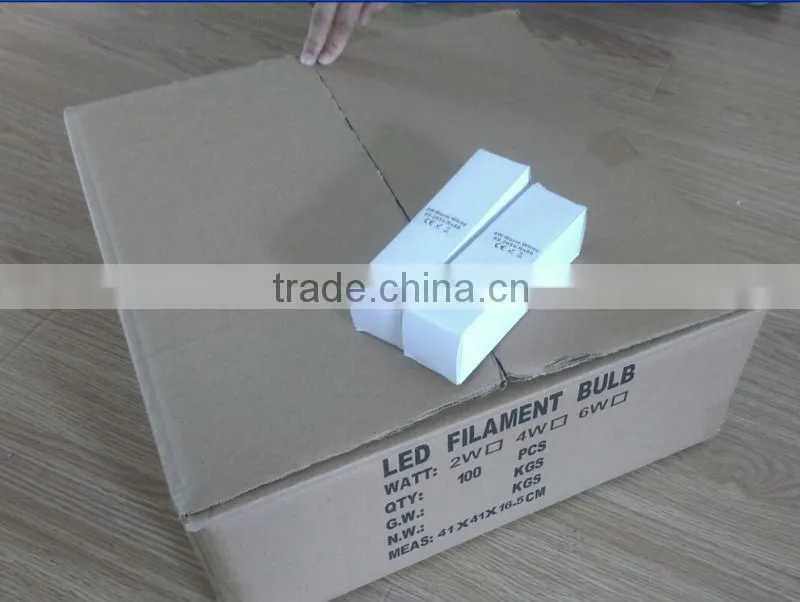 2015 new 360 degree 4W led filament candle e27 led filament candle