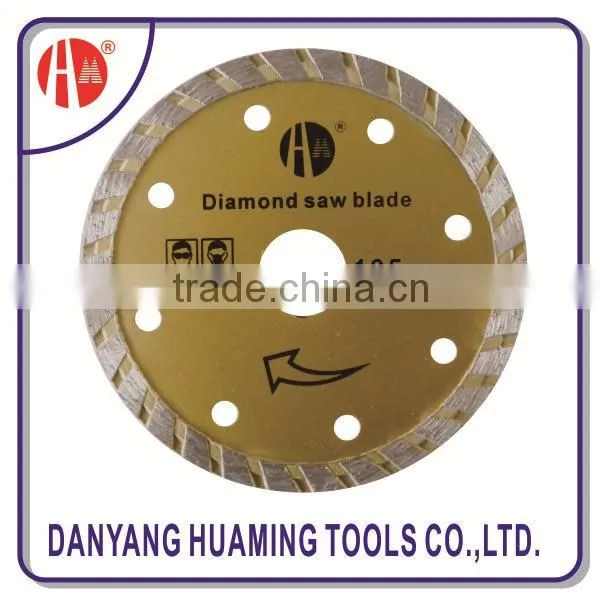 Diamond turbo Saw Blade for Cutting Building Materials