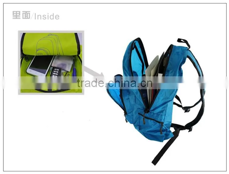 fold up travel backpack in GUANGDONG best quality wholesale new style folding travel backpack
