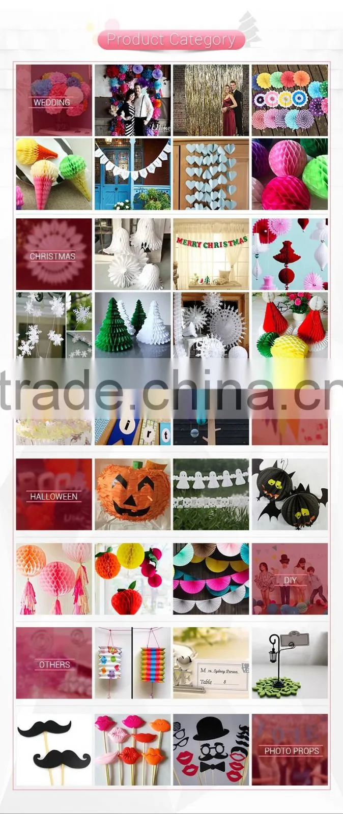 Bulk Diy Tissue Tassel Garland Elegant Colorful Gold and Silver Outdoor Diy Tassel Garland.