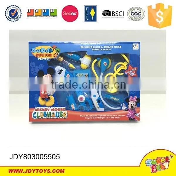 2016 new cute pig doctor's tackle doctor tool funny game for kid