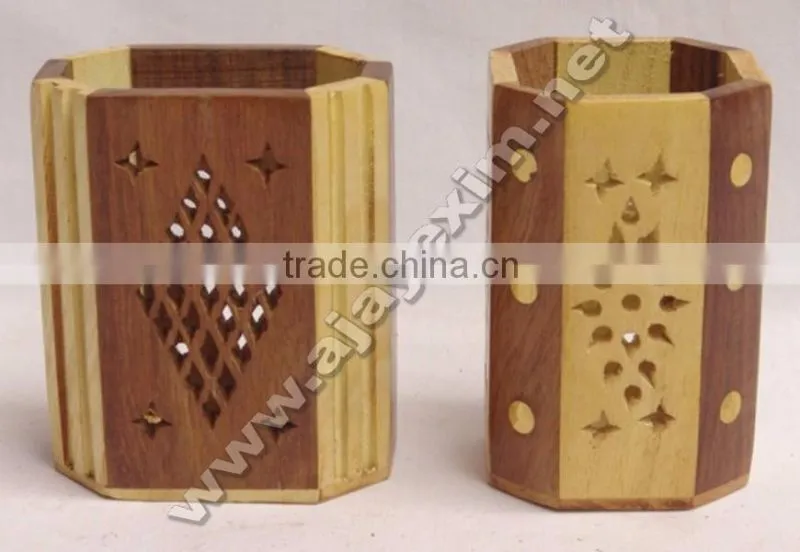 Wooden Pen Holder