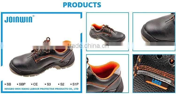 Anti-Puncture Anti Static Top Smooth Leather toe cap Safety Shoes