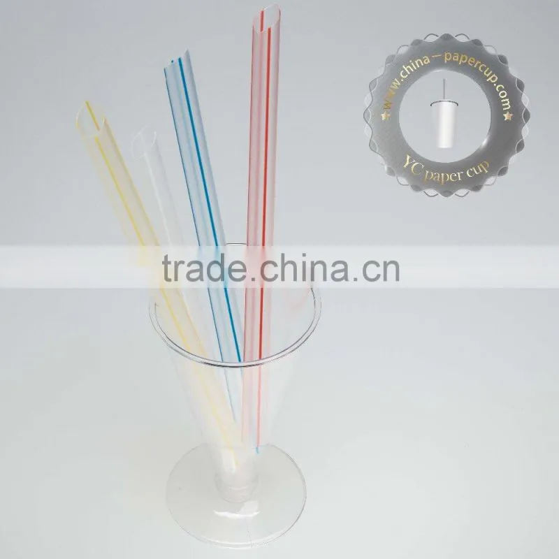 plastic disposable spoon straws