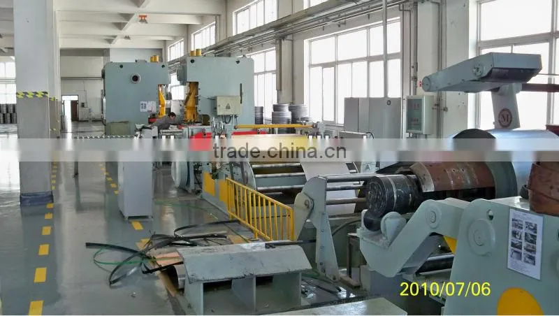 High speed steel drum making line