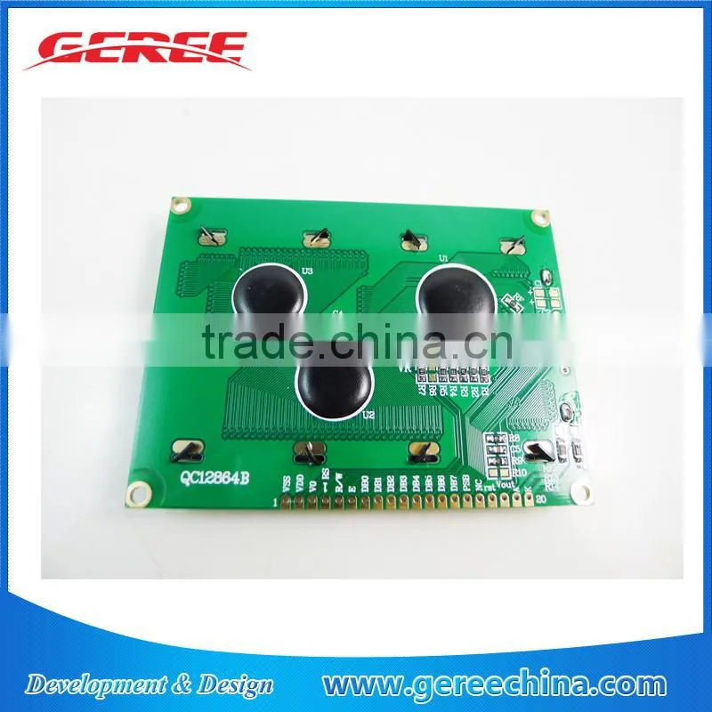 LCD12864 128X64 Dots Graphic Matrix LCD Display Module LCM Blue Backlight