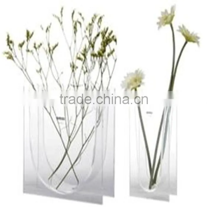 Acrylic vase display rack