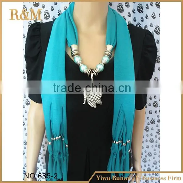Most popular high safety jewelry pendant scarves for wholesale