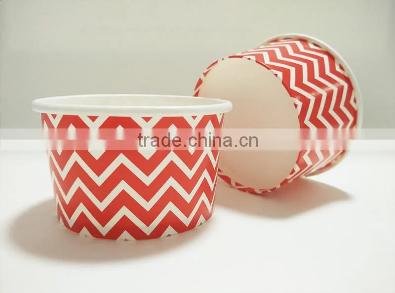 logo printed disposable paper buckets