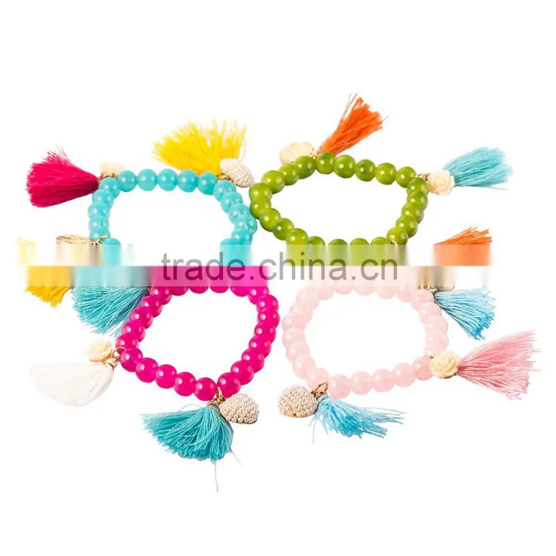 2016 hot wholesale bead bracelet new arrival promotion cheap logo custom charm bracelet
