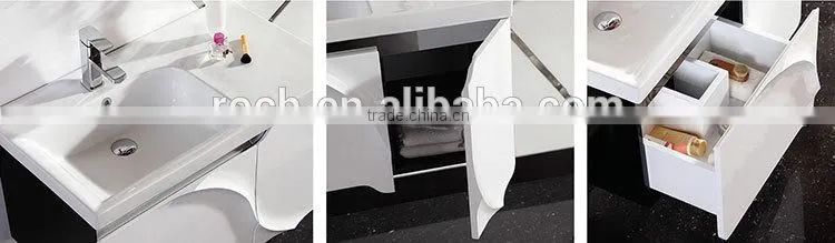 ROCH 8012 Newly Fashion Painting Wood Bathroom Cabinet