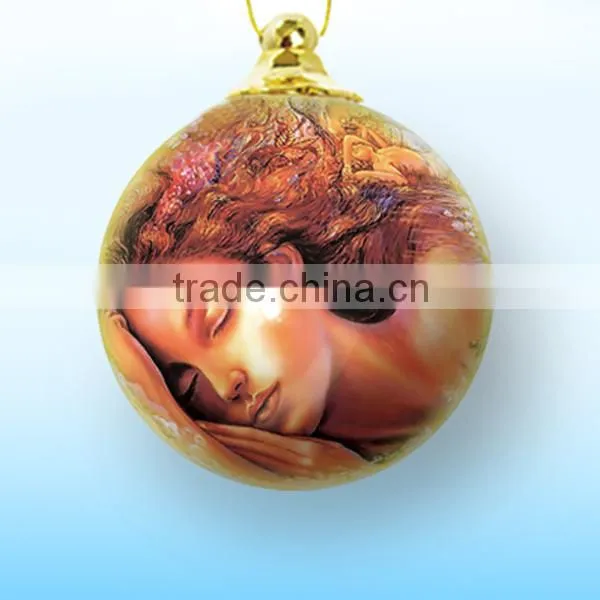 small color stainless steel ball, green/red/blue /golden/silver color christmas ball