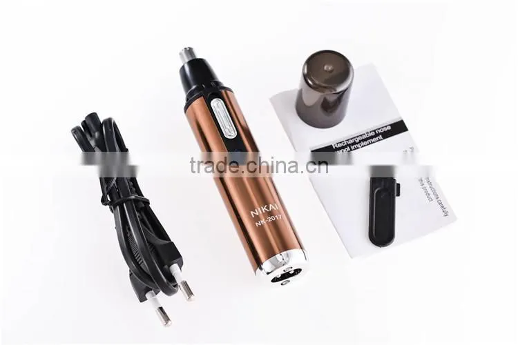 Nose and moustache 2 in 1 deluxe trimmer for facial hair and nose hair