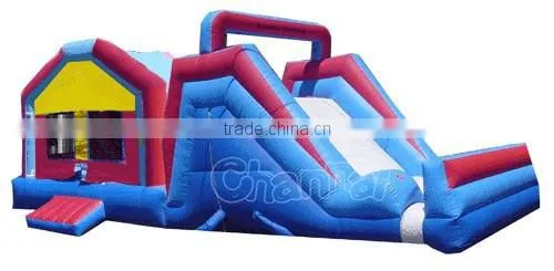 commercial grade pvc inflatable bouncy combo, inflatable bounce house combo for kids