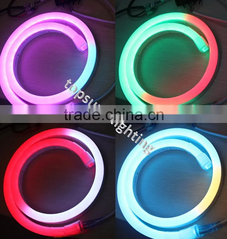 garden decoration 14*26mm digital fled led neon light for building
