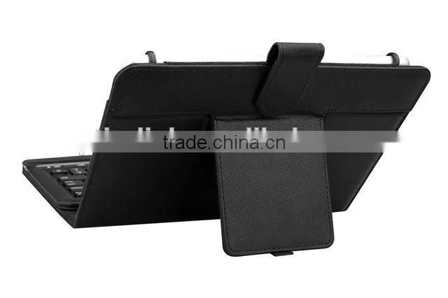 7"-10" Tablet PC Universal bluetooth keyboard Buckle leather case suit for Android Windos IOS system bluetooth 3.0