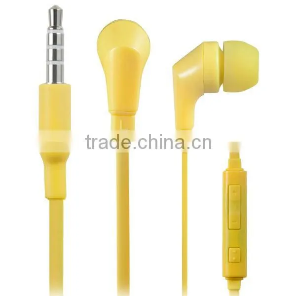Wallytech WHF-119 Colorful Earphone with Microphone & Volume remote for Samsung Galaxy S4