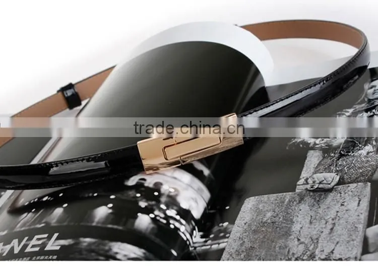 OEM/ODM welcome, genuine leather colorful women belts for hot sell
