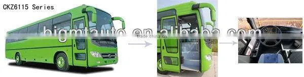 49 Seats Rural Bus with Luggage Compartment Testing Lines for Sale
