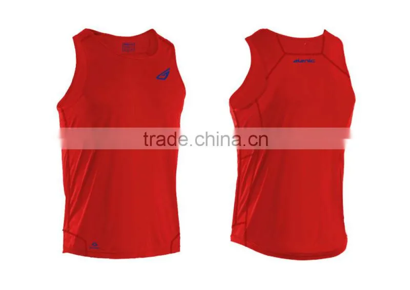 Mens Basic Mesh Panel Tank Top