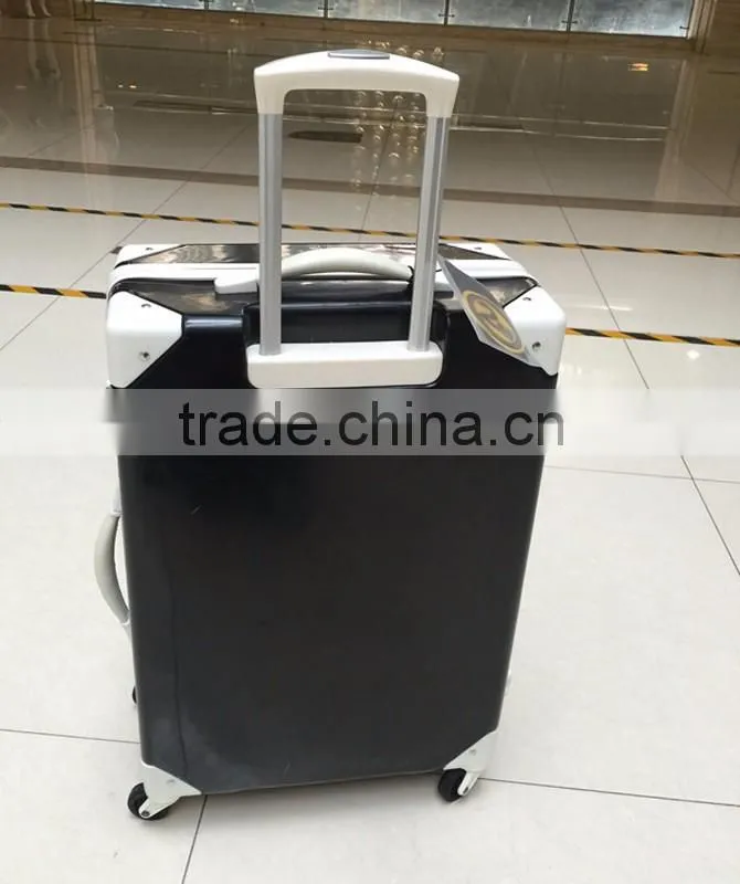 Decent ABS PC Vintage Trolley Luggage Vintage Suitcase