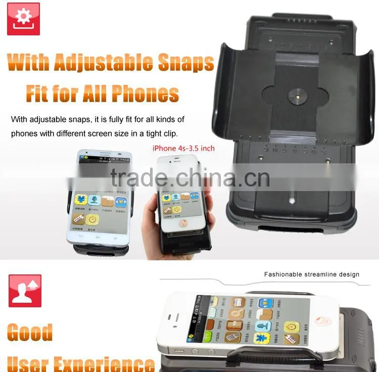 3000mA Battery, Portable Cell Phone Specialized Bluetooth Barcode Scanner