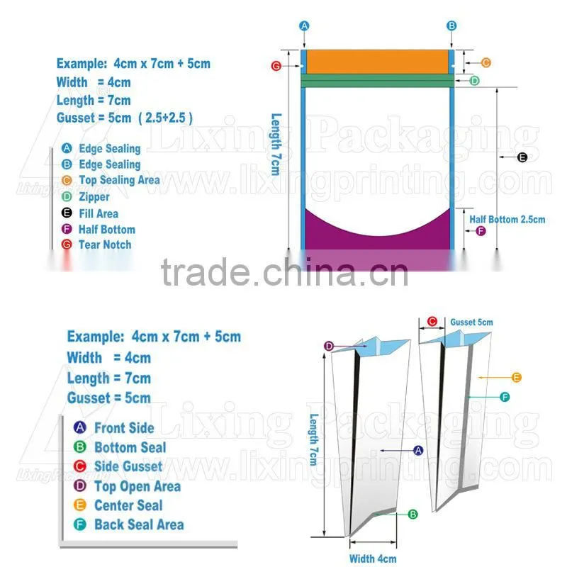 LIXING PACKAGING coffee packaging bags