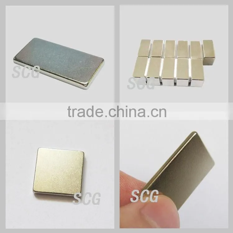 Stock neodymium magnet block 30x15x3mm