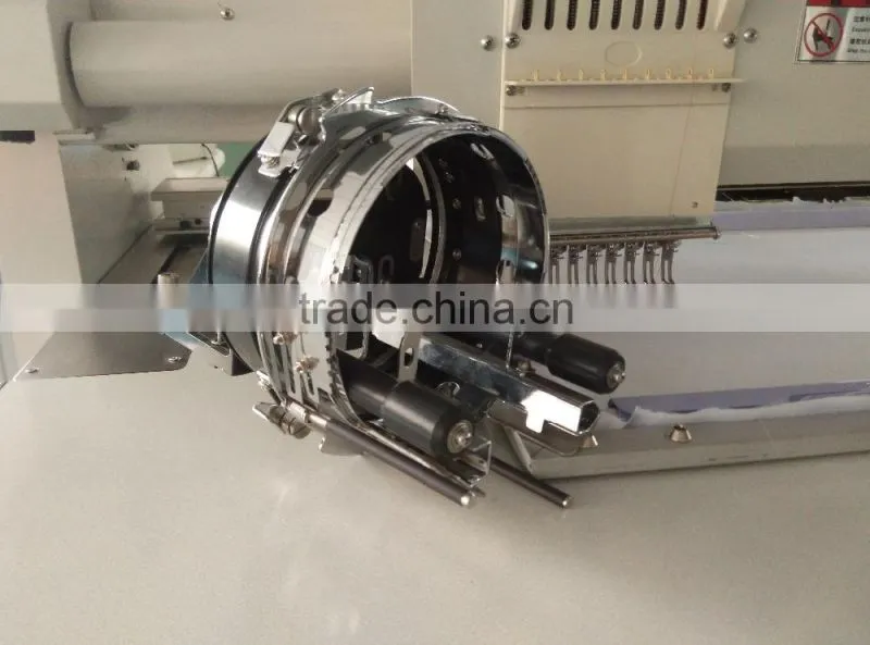 China Guangzhou CNC computer flat garment cap hat sequin towel single two 4 6 head 6 9 12 needles embroidery machine price
