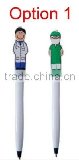 V-GF019 Plastic doctor shaped ball pen