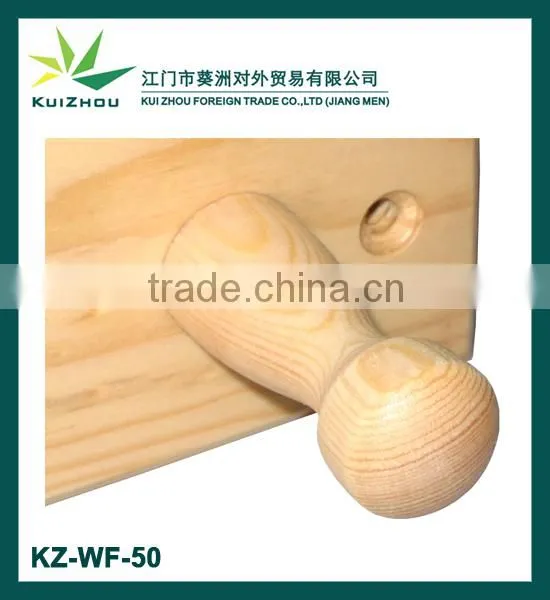 Wooden hook hanger