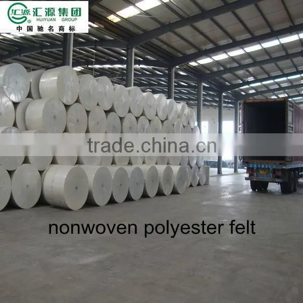 non-woven polyester mat/160g long fiber polyester mat for SBS/APP waterproof membrane