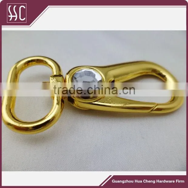 Fashion Golden Snap Hook Wholesale in Guangzhou,Metal Swivel Snap Hook