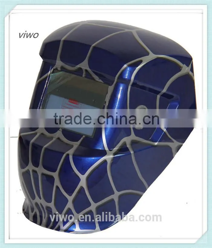 blue simple spideman batman picture welding helmet led welding helmet