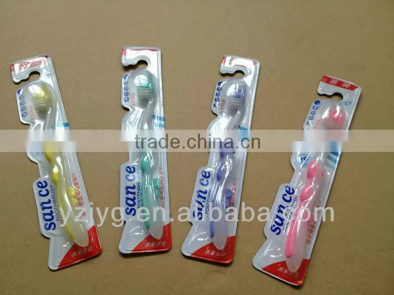 thick handle toothbrush for adult