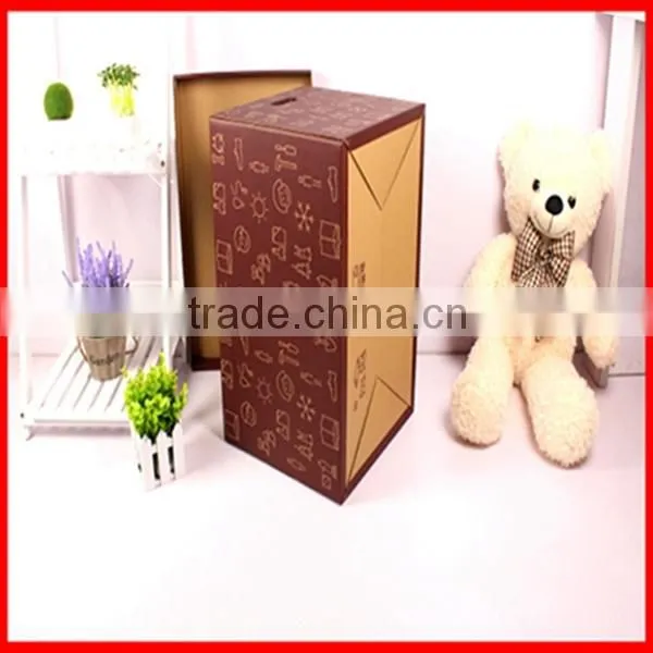 Household Brown Color Bulk Storage Paper Gift Box Wholesale