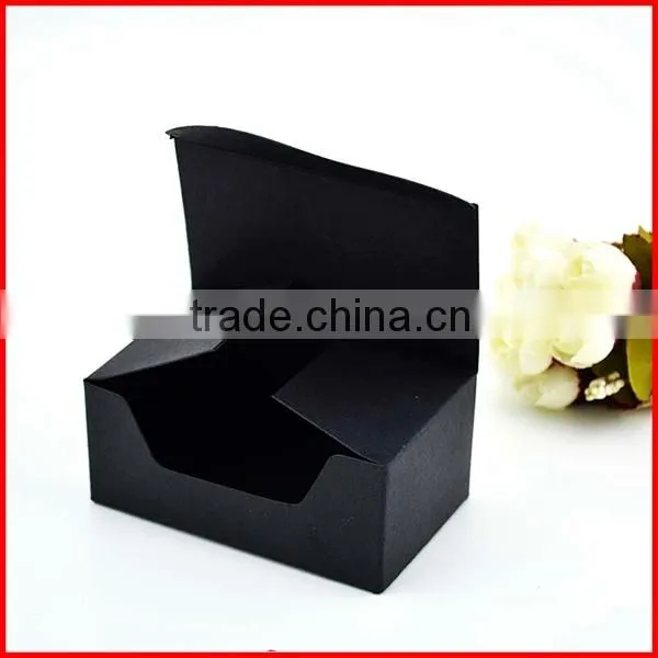 Small Black Folding Card Paper Storage Box Packing Wholesale