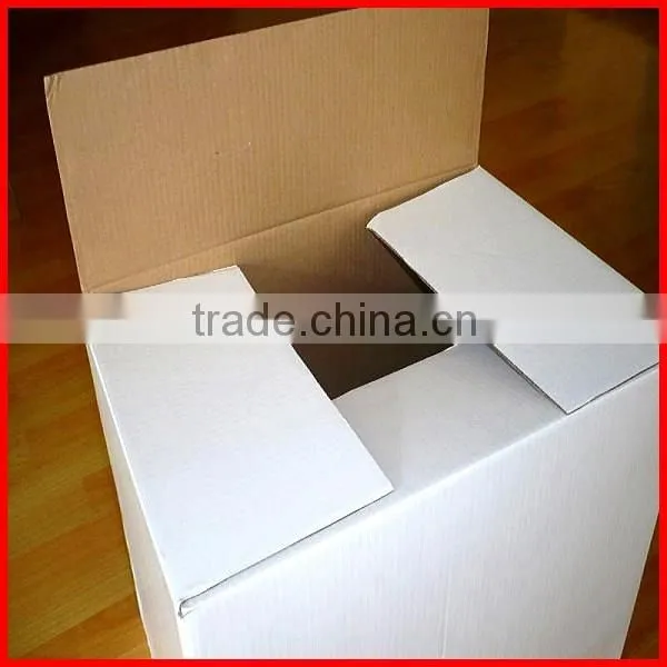 Custom Recycled White Corrugated Paper Box Packing Wholesale