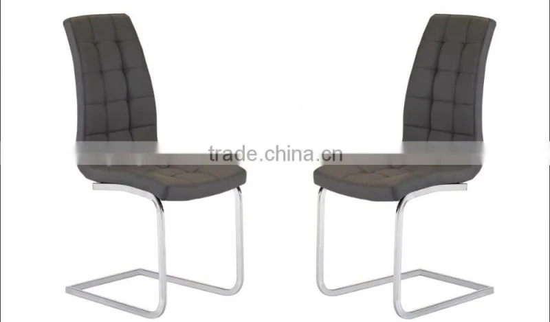 DC-2501 Black Faux Leather Dining Chair