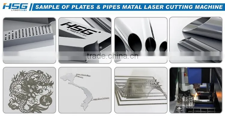 HSG Cnc Fiber Pipe Plate Laser Cutting Machine Price for 3 Meters Pipe