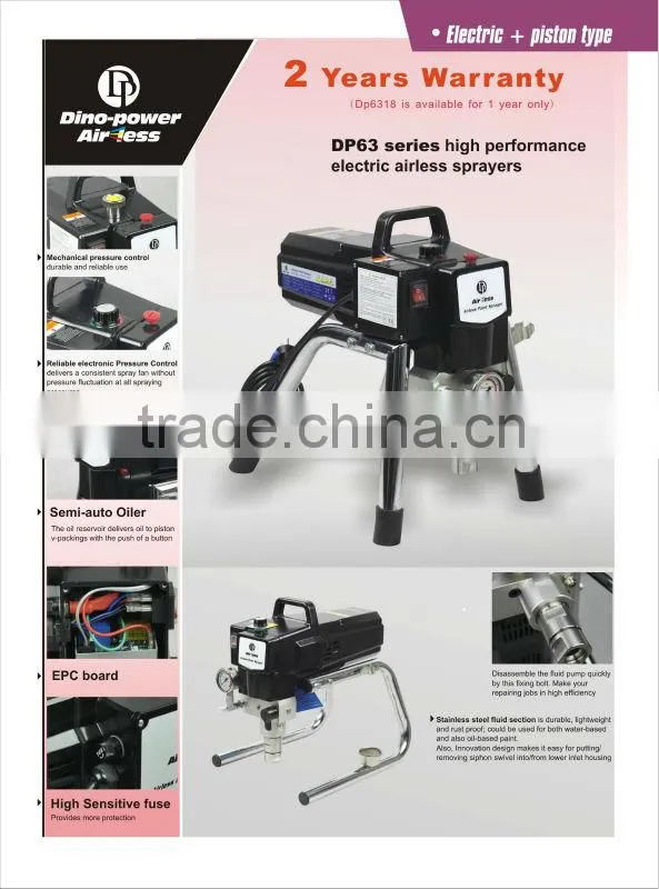 DP63 electric airless paint sprayer